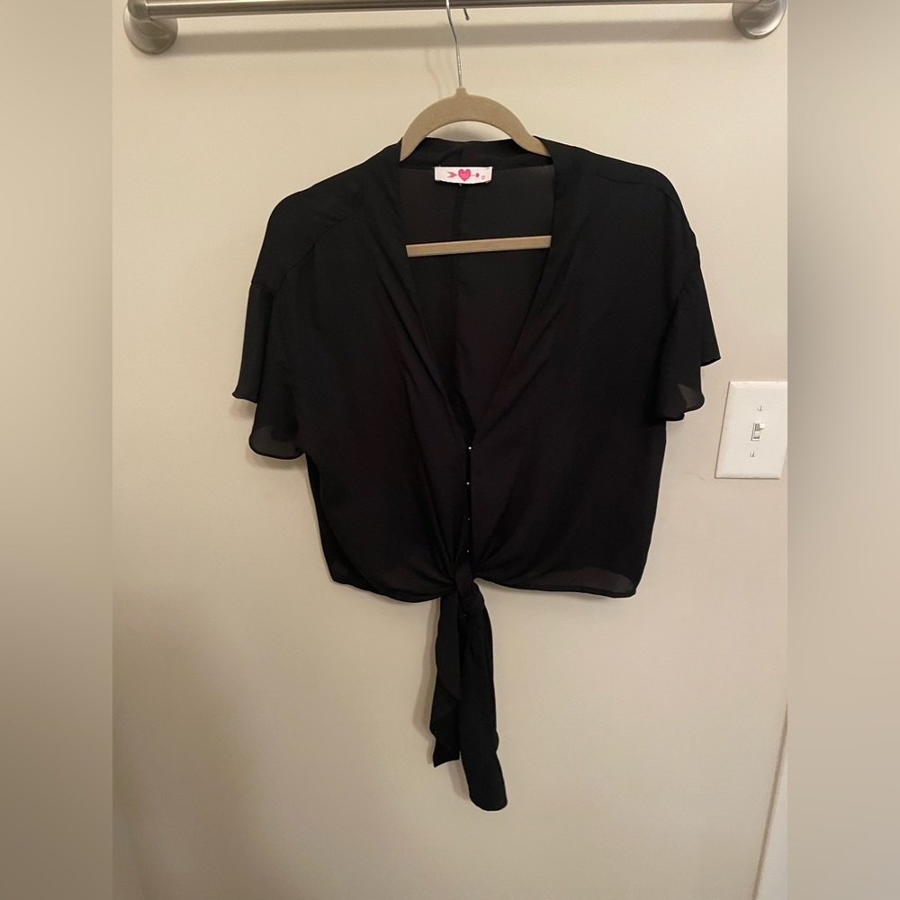 Black tie top